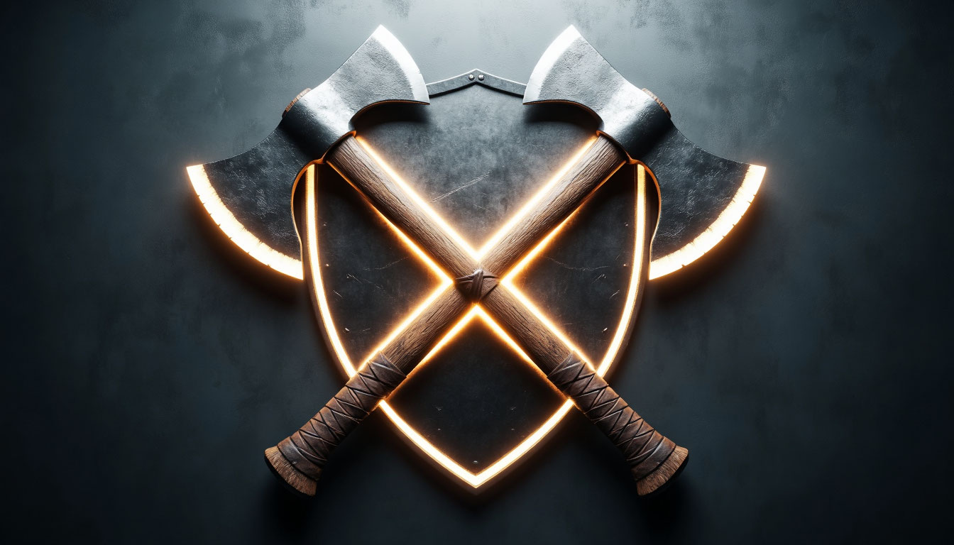 Скрещенные топоры — значение древнего символа силы