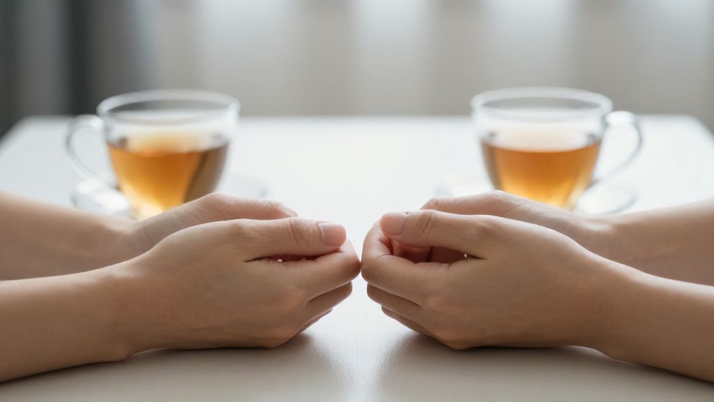 Атмосфера ожидания и невысказанного интереса в паре