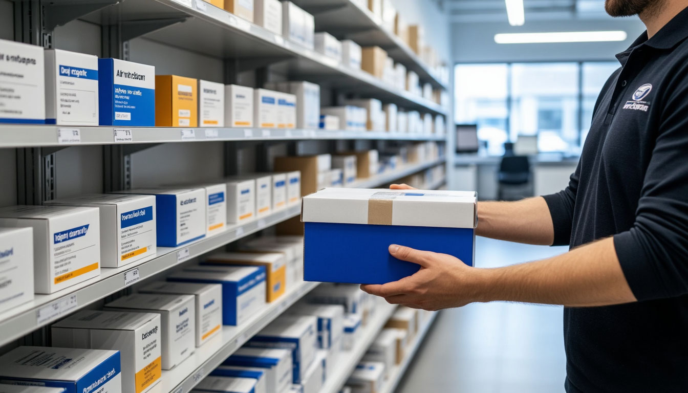 Пункт выдачи заказов Автодок после доставки со склада