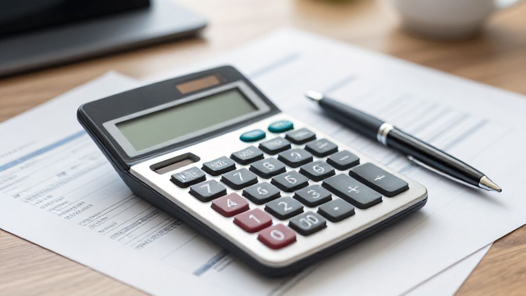 Financial planning tools and documents used for calculating New York income tax liabilities.