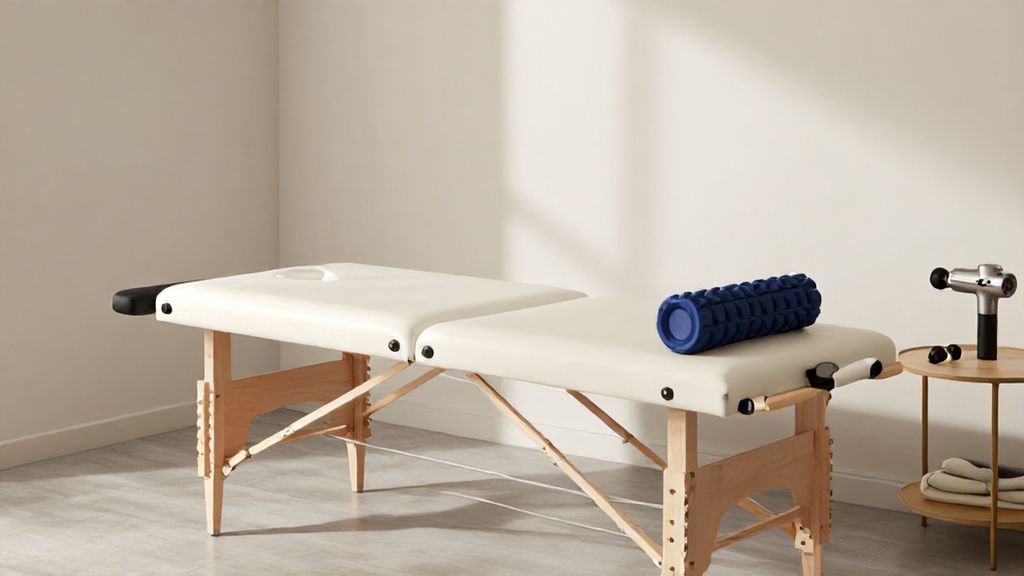 Современное оборудование для кабинета спортивного массажа.