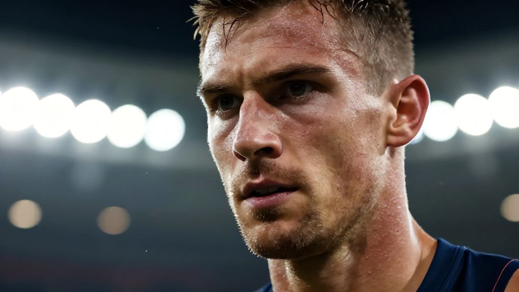 Эмоциональное состояние и концентрация спортсмена перед важным стартом.