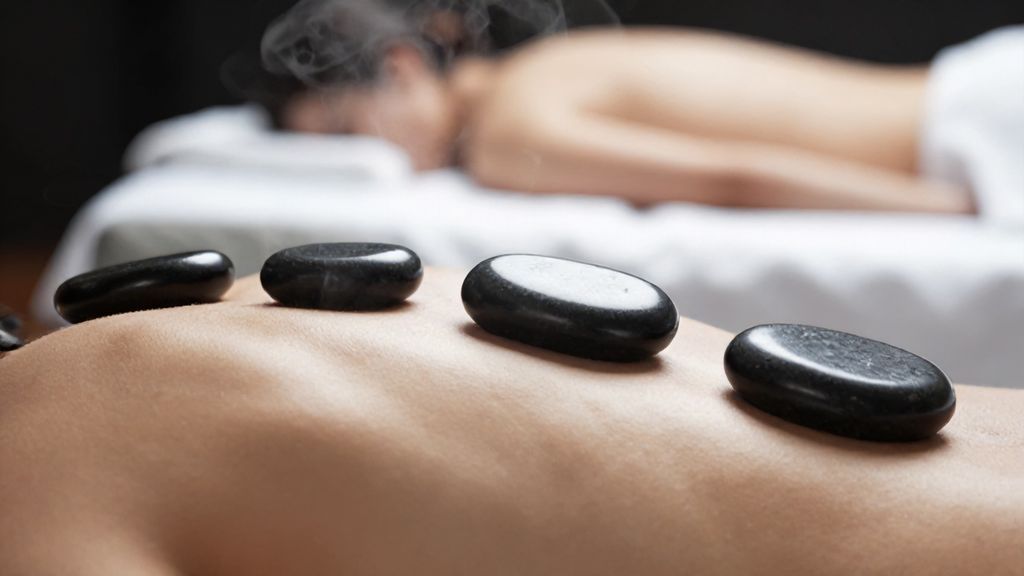 Стоун-терапия горячими камнями в рамках программы для двоих.