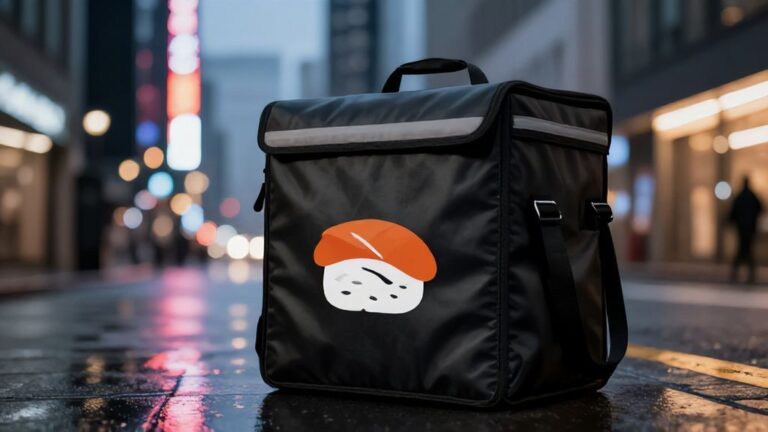 Быстрая доставка суши в городе.