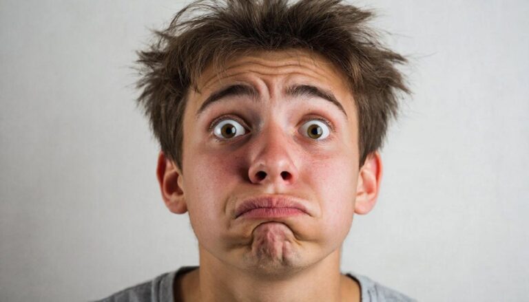 Мем с кринжовым выражением лица парня от неловкой ситуации